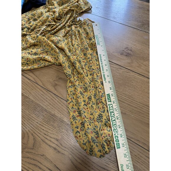 Ophelia Roe Anthropologie‎ Women Size Large Floral Tiered Blouse Peasant Boho - Picture 6 of 11